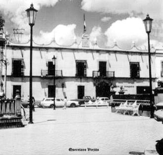 Город Керетаро в прошлом.