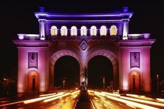 Ночная Гвадалахара.