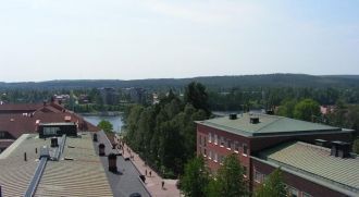 Город Шеллефтео с высоты.