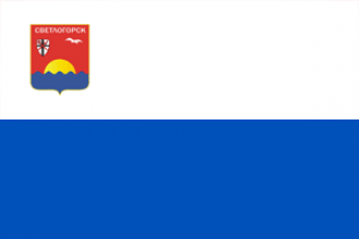 Флаг города Светлогорск.