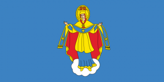 Флаг города Молодечно, Беларусь.
