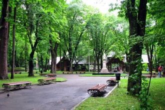 Курортный парк Трускавца.