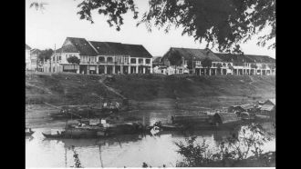 Город Баттамбанг в прошлом.