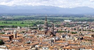 Новара с высоты