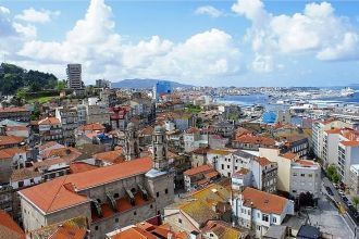 Виго с высоты птичьего полета.