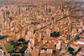 Кампинас с высоты.