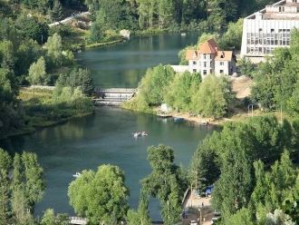 Вид с высоты на Джермук