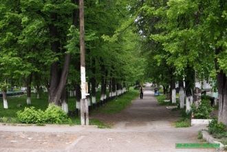 Сквер города Артёмовский.