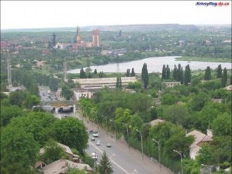 Кривой Рог, вид с высоты.