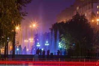 Музыкальный фонтан появился в городе Кри