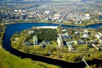 Миргород с высоты.