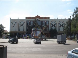 На улице города Миргород.