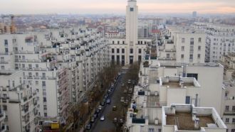 Город Вийёрбан с высоты.