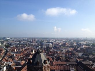 Фото Страсбурга с высоты.