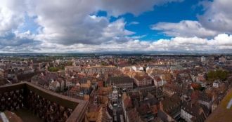 Страсбург вид с высоты.
