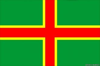 Флаг города Ноттингем.