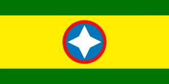 Флаг города Букараманга, Колумбия.