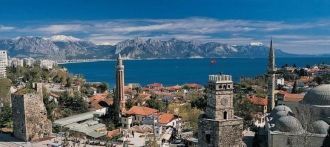 Город Белек с высоты