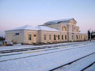 Железнодорожный вокзал станции Себряково