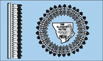 Флаг города Блэкфут.