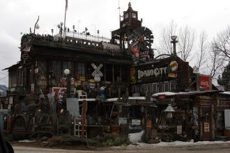 Достопримечательность города Блэкфут.