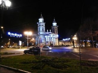 Ночные огни города&nbsp;Сату-Маре.