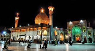 Ночной Город Шираз, Иран.