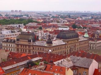 Большая часть средневекового Загреба сох