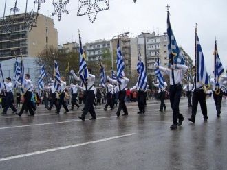 Парад в честь Дня Независимости Греции в