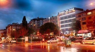 Вид на ночной Текирдаг.