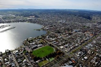 Вид с высоты на Балларат.&nbsp;