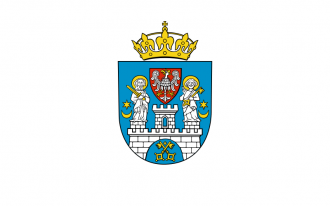 Флаг города Познань.