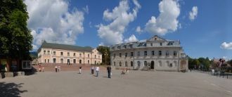 На улице города Яремче.