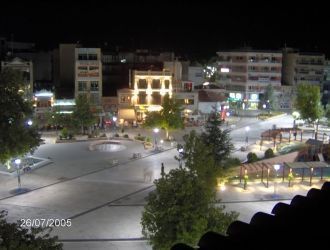 Ночной город Комотини.