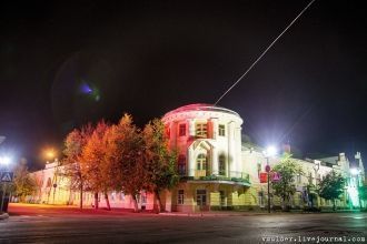 Ночной вид города Касимов