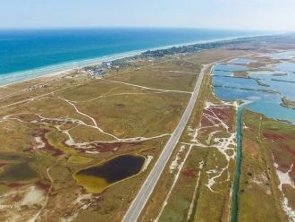 Арабатская стрелка с высоты птичьего пол