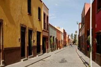 На улице города Сан-Луис-Потоси.