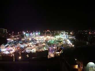 Город Агуаскальентес ночью.