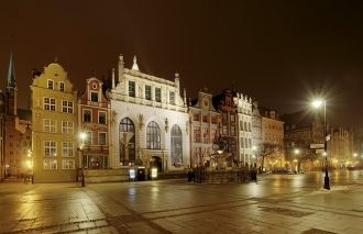 Ночные прогулки по Гданьску.