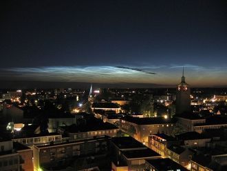 Ночной город. Энсхеде, Нидерланды.