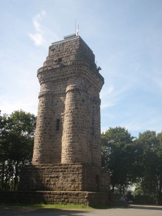 Башня Бисмарка была возведена и названа 