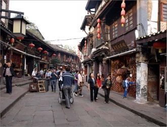 Рынок в старом городе, Чунцин.