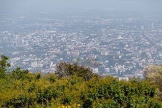 Чианг Май с высоты птичьего полета.