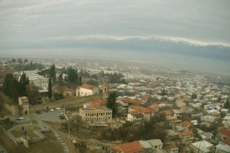 Грузия. Вид на город Телави.