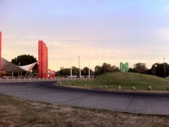 На улице города Сапопан.