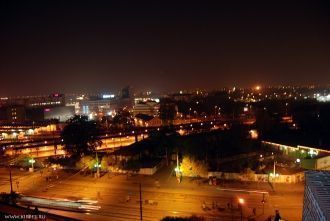 Город Брно ночью.