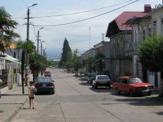 Улицы города Кобулети.