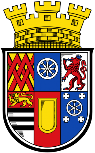 Герб города Мюльхайм-на-Руре, Германия.