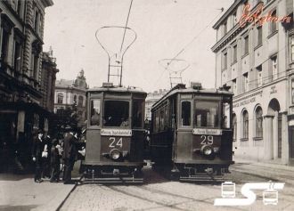 Старые виды Усти-над-Лабем, трамваи