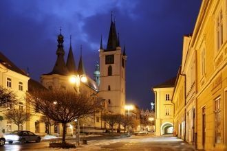 Ночной Усти-над-Лабем